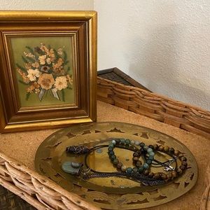 🍄SOLD🍄 Vintage Brass Tray